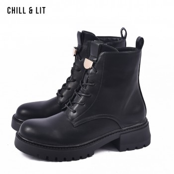 Bottines en Cuir Femme