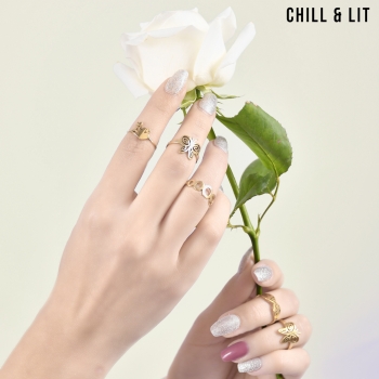 Pack de Bague Femme Inoxydable