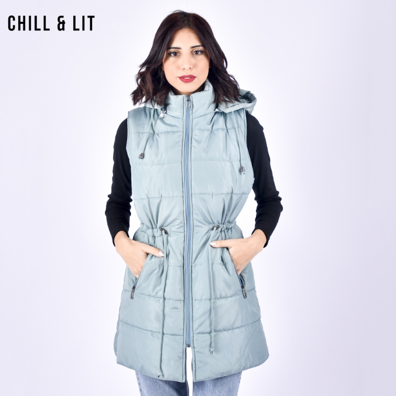 Doudoune Femme Sans Manches - Gilet Duvet Matelassé Veste Doudoune Coupe Classique Femme Manteau Sans Manche Femme Gilet Court Gilet Thermique Slim Casual Zip Matelassé Automne-Hiver Simple Blouson