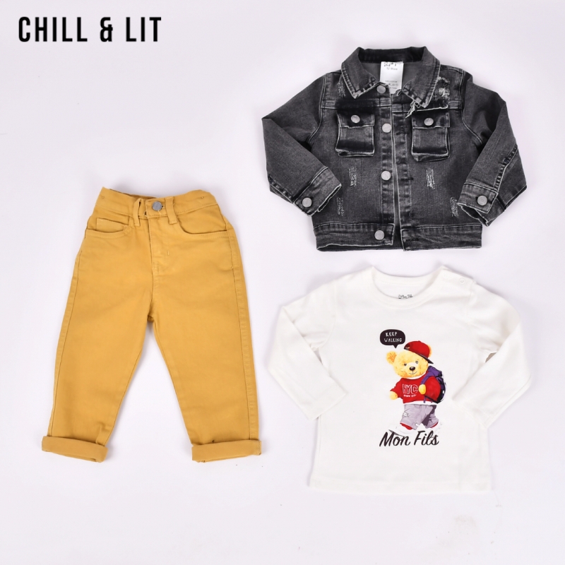 Ensemble Bébé Garçon/Fille 3-24 Mois - Sweat Panda & Pantalon Jogging Manches Longues, Tenue Décontractée