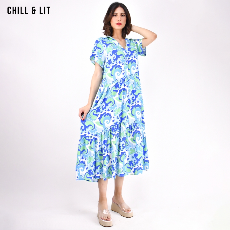 Robes Mi-Longue Femme Hyper Tendances en Ligne| Chill&Lit Tunisie