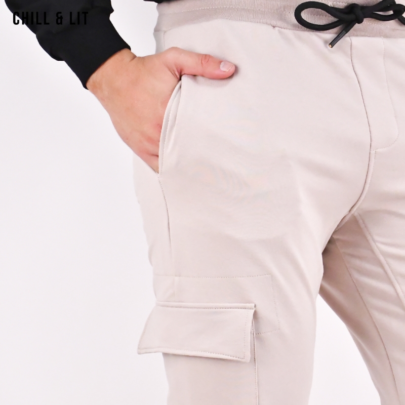 Pantalon Décontracté Extensible à Séchage Rapide Pour Hommes Taille Élastique Avec Cordon De Serrage Confortable Respirant Pour Jogging Et Usage Quotidien