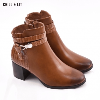 Bottines en Cuir Femme