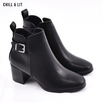 Bottines en Cuir Femme