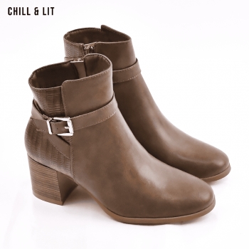 Bottines en Cuir Femme