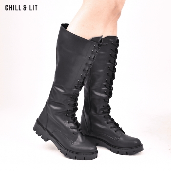 Bottes en Cuir avec...