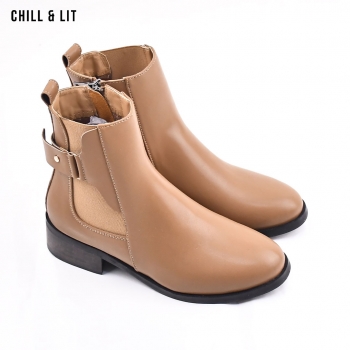 Bottines en Cuir Femme avec...