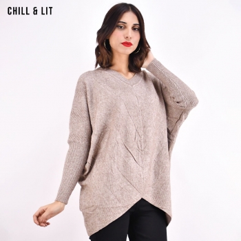 Pull Long en Laine  Femme