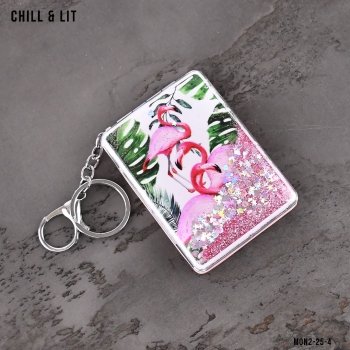 Porte Clé Miroir de Poche Rectangulaire
