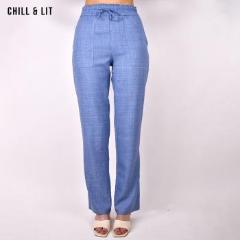 Pantalon Taille Haute Large