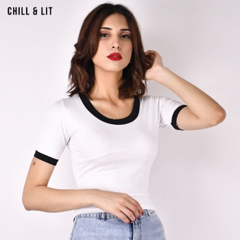 Pull Crop Top Femme