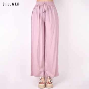 Pantalon Large Taille Haute