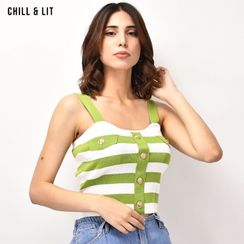 Crop-Top Élastiqué Femme