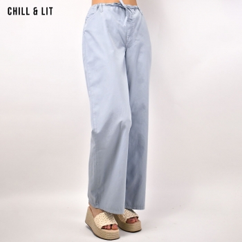 Pantalon Taille Haute Large