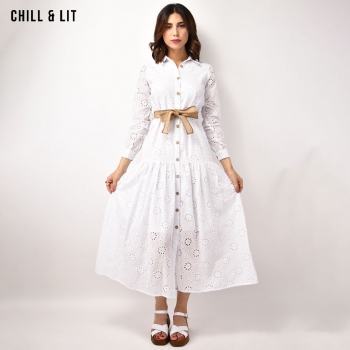 Robe Femme Broderie Anglaise