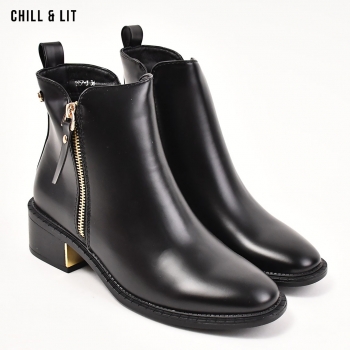 Bottines en Cuir Femme avec...