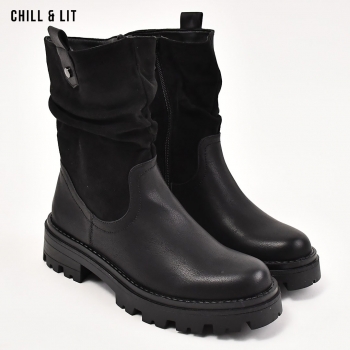 Bottines en Cuir Femme avec...