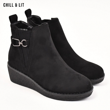 Bottines en Daim Femme avec...