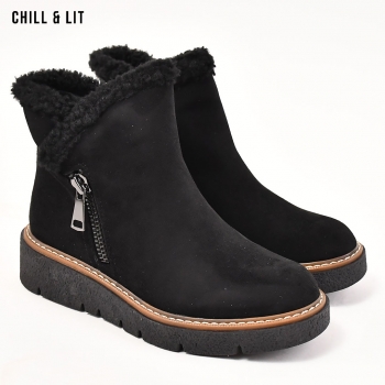 Bottines en Daim Femme avec...