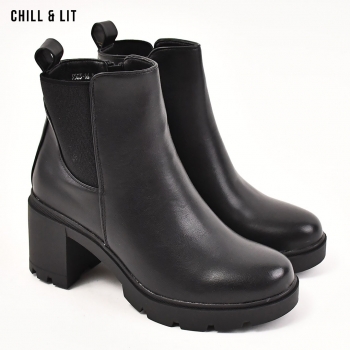 Bottines en Cuir Femme avec...