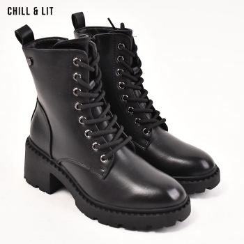 Bottines en Cuir Femme avec...