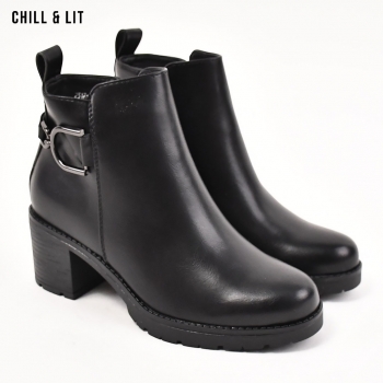 Bottines en Cuir Femme avec...