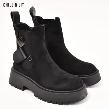 Bottines en Daim Femme avec...