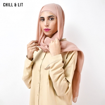 Hijab Chiffon avec Bonnet...