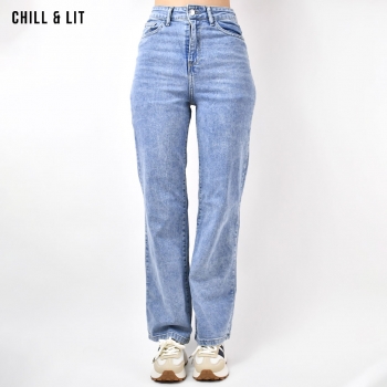 Pantalon Jean Large Femme