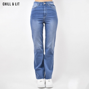 Pantalon Jean Large Femme