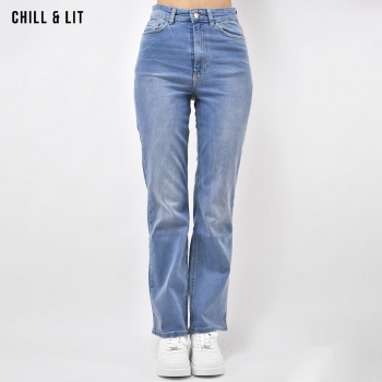 Pantalon Jean Large Femme