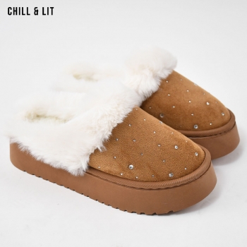 Pantoufles Femme Chaudes