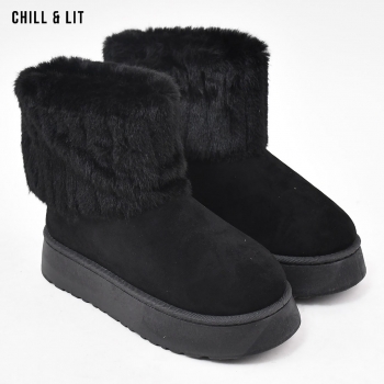 Bottines en Daim Femme avec...