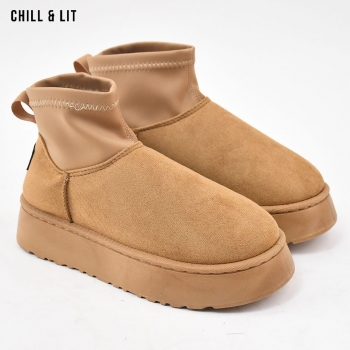 Bottines en Daim Femme avec...