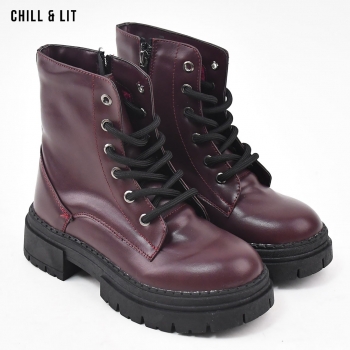 Bottes en Cuir Femme avec...