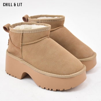 Bottines en Daim Femme avec...