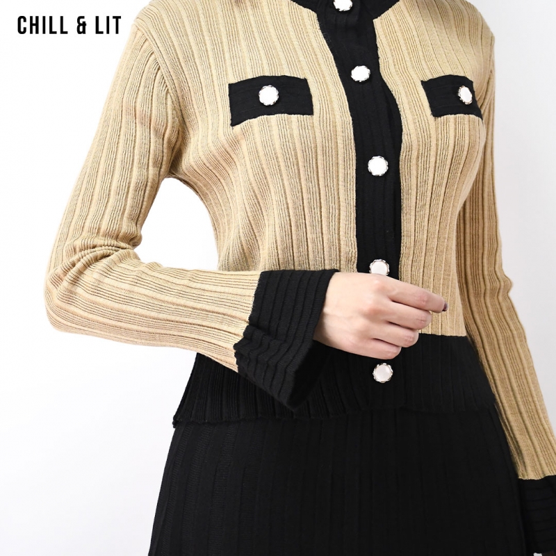 Ensemble Costume + Manteau En Laine - Taille 44/46 Pour Femme, Style Jersey/pull, Occasion Très Bon état