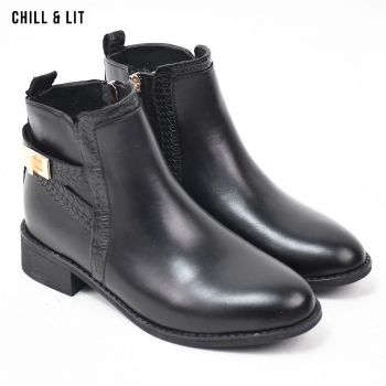 Bottines en Cuir Femme