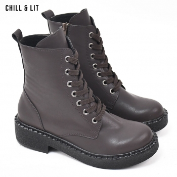 Bottines en Cuir Femme