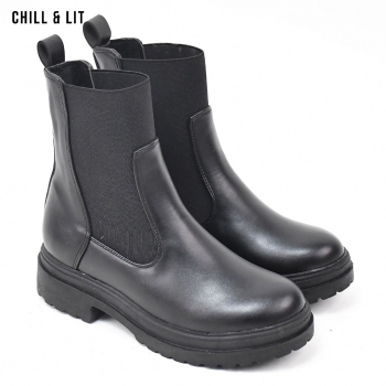 Bottines en Cuir Femme