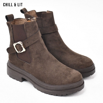 Bottes en Cuir Femme