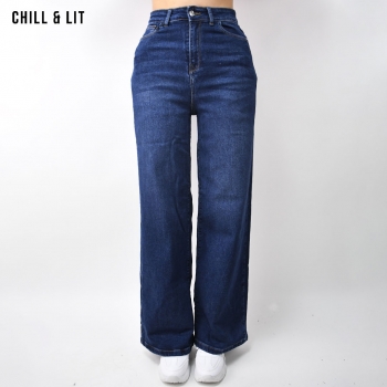 Pantalon Jean Large Femme