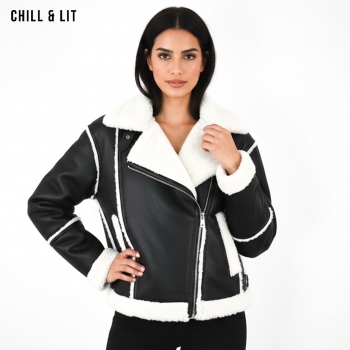 Veste Cuir avec Doublure