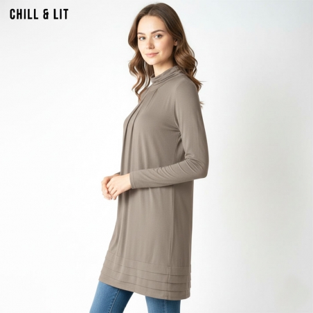 Pull Long Femme Noir - Taille S, Occasion Très Bon état, Sans Marque Générique