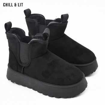 Bottines en Daim Femme avec...