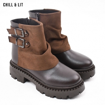 Bottes en Cuir Femme