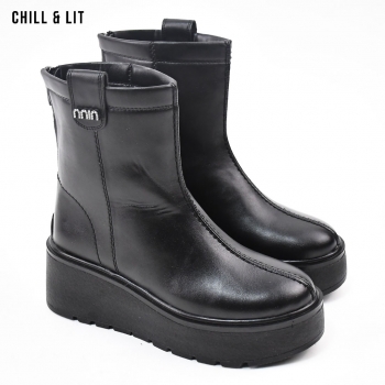 Bottes en Cuir Femme