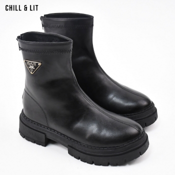 Bottes en Cuir Femme