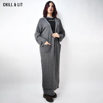 Gilet Long en Laine Femme