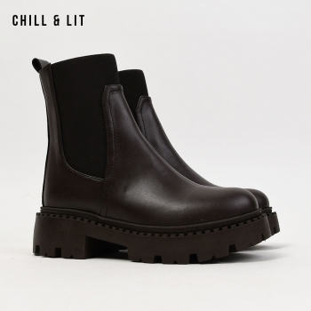 Bottines en Cuir Femme